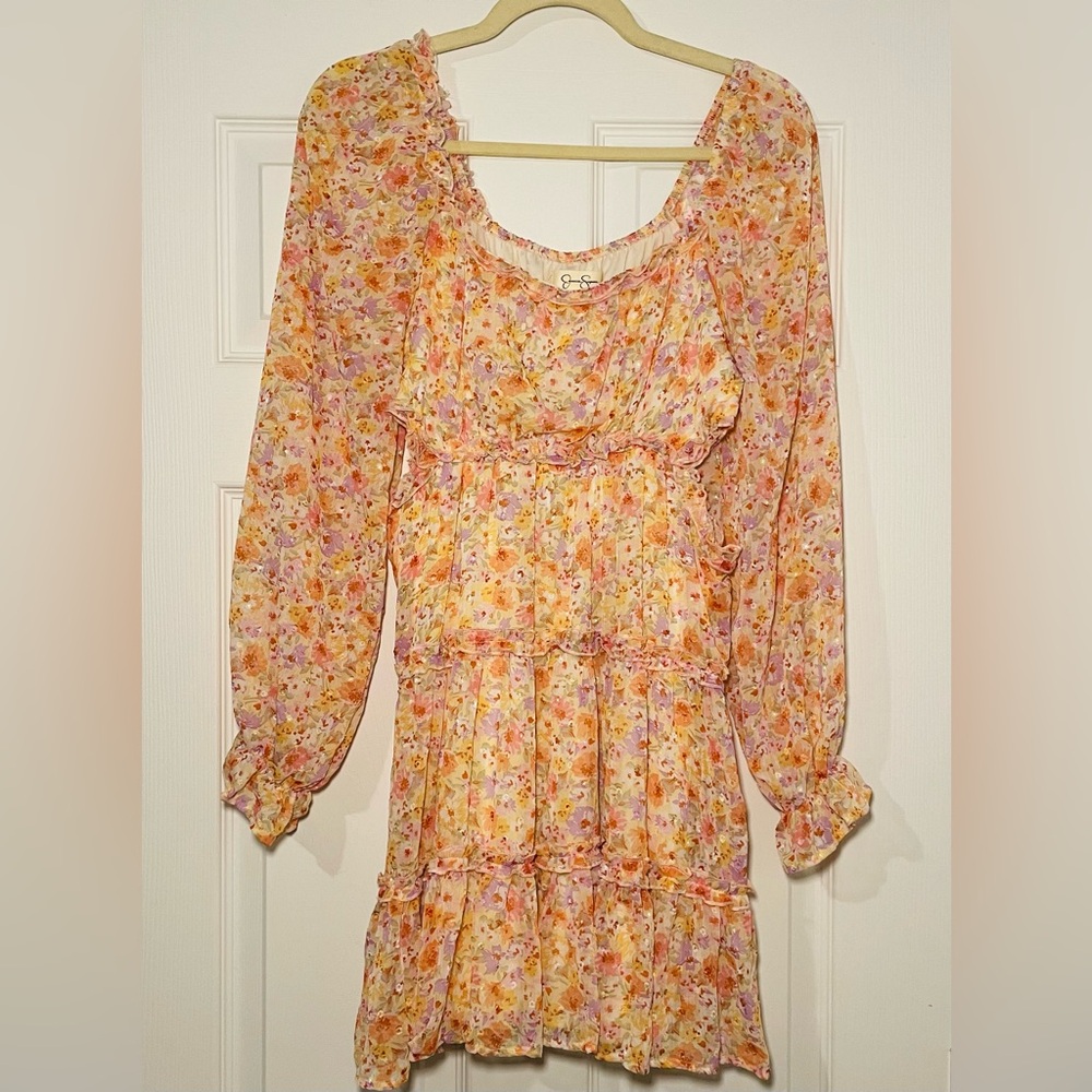 Jessica Simpson Floral Multicolor Dress